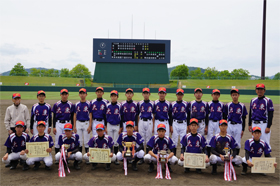 準優勝:鯖江中学校の選手たち
