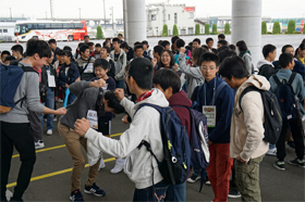 正解して喜ぶ様子